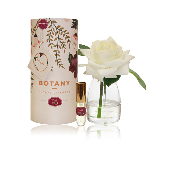 Cream Rose - Silk Flower Diffuser Gift Set