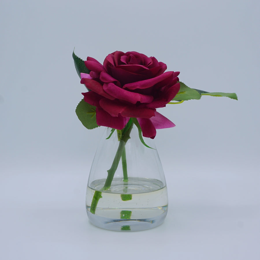 Classic Rose - Silk Flower Diffuser Gift Set