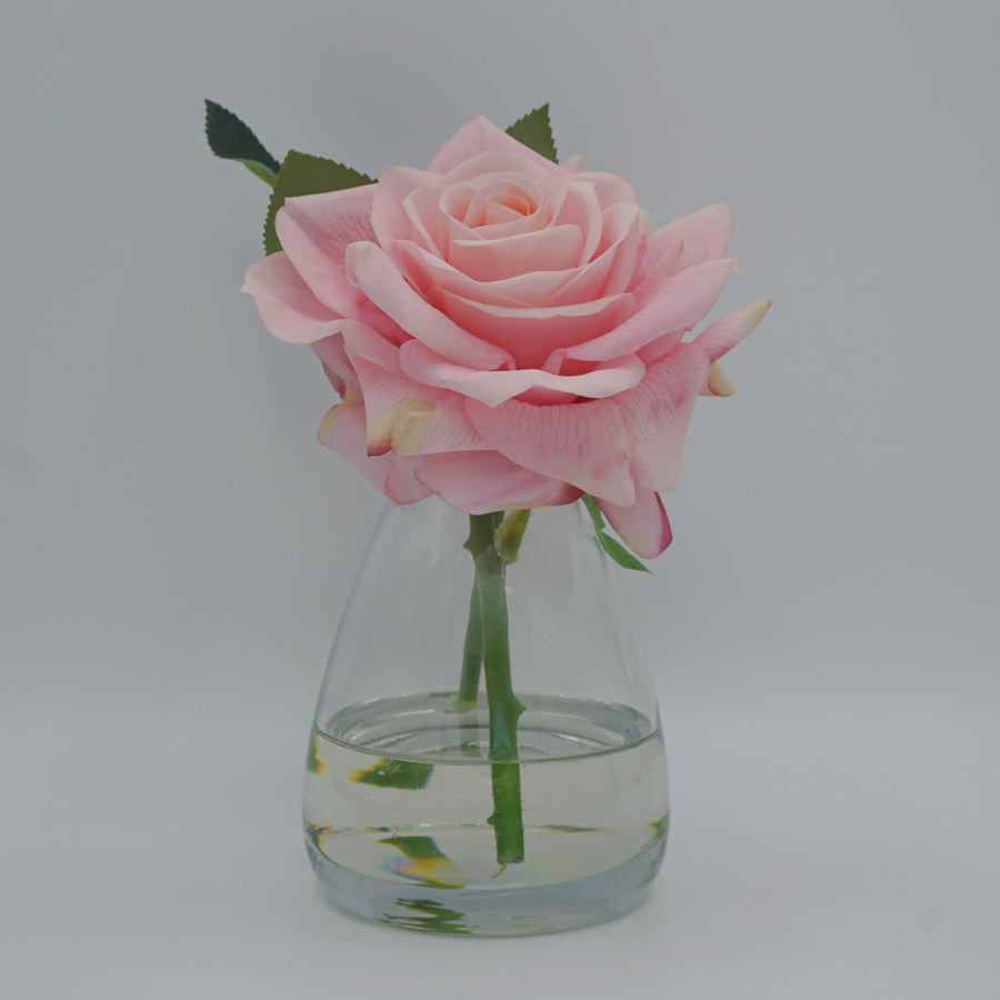 Pink Rose-  Silk Flower Diffuser Gift Set